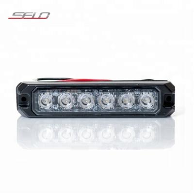 China PC Lens Waterproof Led Car Light Strobe Led Emergency Light 18W Super Bright Grill Surface Mounts Ambulance Light for sale