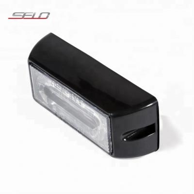 China Super Bright PC Lens SAE Certified Led Strobe Surface Mount Police Warning Grill Light For Truck Ambulance for sale