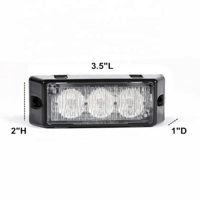 China Vehicle Emergency Vehicles Car Truck 12v Warning Grille Led Warning Light for sale