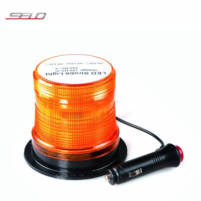 China Strobe& 48 LED Warning Lights Safety Strobe Rotating Amber Flashing Lights with Magnetic for Most Vehicle Trucks Cars for sale