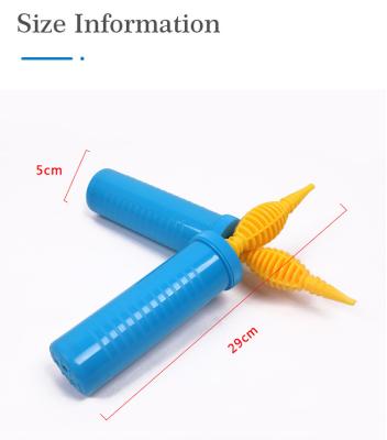 China Two-Way Portable Large Volume Portable Air Balloon Pump Inflation Activity Decoration Manual Balloon Pump Plastic Balloon Machine for sale