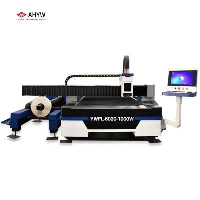 China Programmable Open Type Metal Sheet And Tube Fiber Laser Cutter for sale