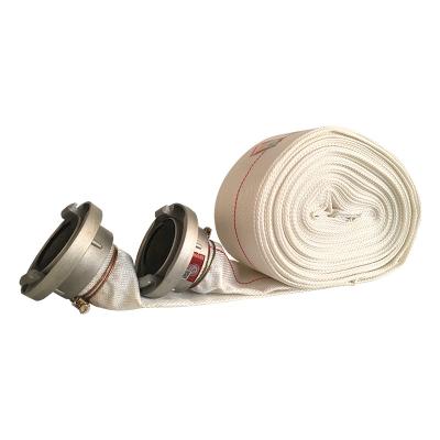 China Fire Fighting Canvas Fire Hydrant Hose Flame Retardant Fire Hose for sale