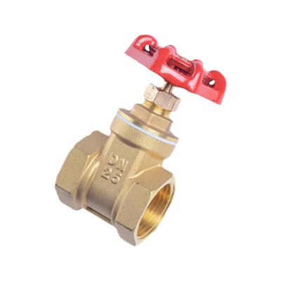 China General Thickening Brass Switch Double Screw Lift Heating Switch Internal Gate Valve Thread for sale