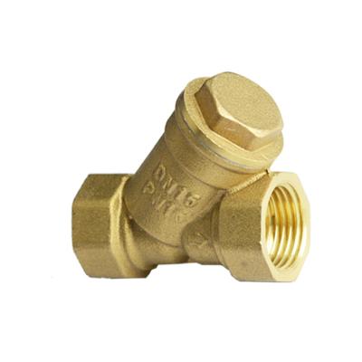 China General Chinese Made 1/2 Inch Brass Forged Y-Type Filter For Water Impurities for sale