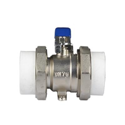 China General Forged PPR Brass Clad Ball Valves are high quality made in China 1/2 inch for sale