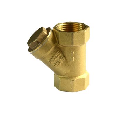 China General Brass Forged Y-Type Filter 1/2 Inch Made In China Filter Water Impurities for sale