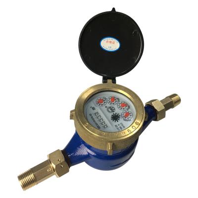 China Household Engineering High Quality Brass Digital Water Meter Water Flow Meter Dry Freeze Resistant LXSG -15-50 Meter for sale