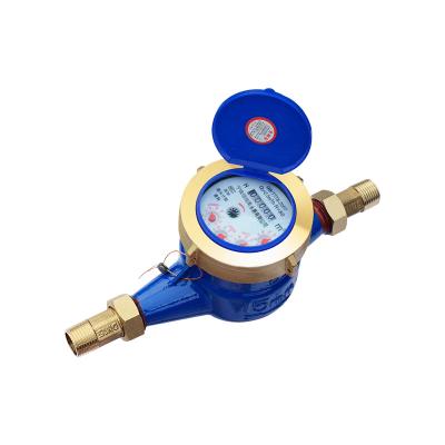 China Multi-nozzle LXS Special Liquid Seal High Sensitivity Water Meter 15mm 20mm China Construction for sale