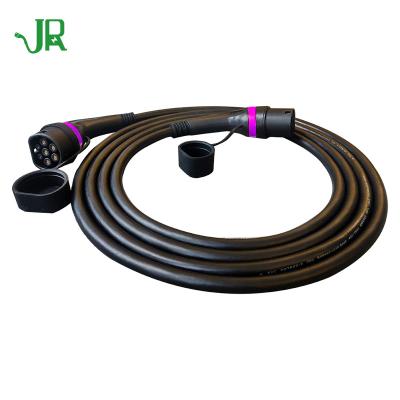 China JERI 32 Amp 5 Meter Type 2 to Type 2 Electric Vehicle Charging Cable JR-P022-32T for sale