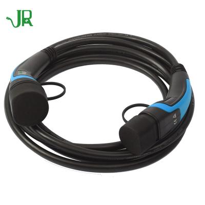 China JERI 32amp Residential / General Purpose Type - 2 To Type - 2 Plug Electric Car Charger IEC 62196-2 EV Fast Charging Cable for sale