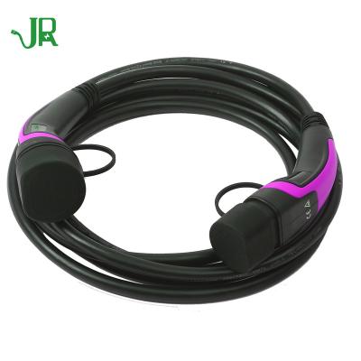 China JERI Residential / General Purpose 32A 3 Phase Electric Vehicle Type2 EV Charging Cable for sale