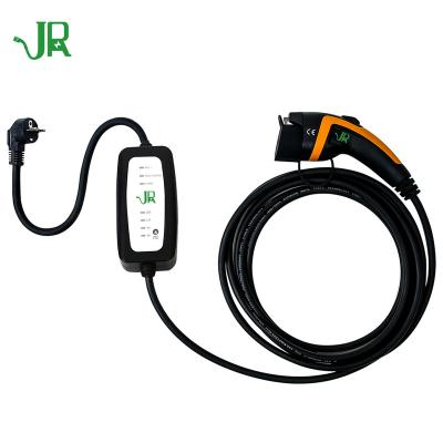 China Other JERI OEM ODM SAE J1772 type 1 wallbox 6-16A adjustable portable ev charging stations for sale