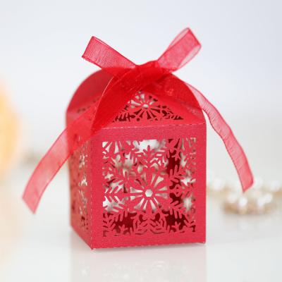 China Custom Christmas Gift Handmade Box Maker Cardboard Portable Christmas Candy Packaging Box for sale