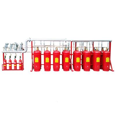 China Red Odorless Hfc227ea FM200 Gas Suppression System High Safety Environmental Friendly for sale