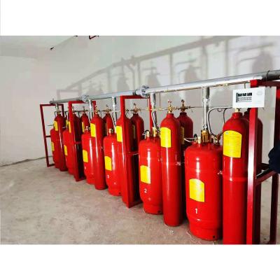 China 90Ltr FM200 Piston Flow System Fire Suppression Equipment Electrical Manual Starting Mode for sale