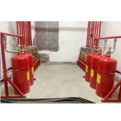 China Enclosed Flooding 180L Gas Fire Extinguishing Equipment Fm 200 Fire Extinguisher for sale