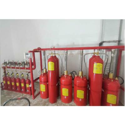 China Galvanized Steel FM200 Fire Suppression System Fire Extinguisher 120L Capacity for sale