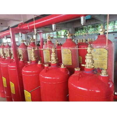 China Hfc227ea Fire Suppression System Cylinder 4.2mpa / 5.6mpa Optional Zones Management for sale