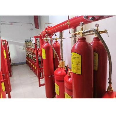 China Lightweight FM200 Fire Suppression System 5.6Mpa Pipe Network System Low Maintenance for sale