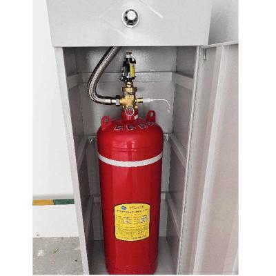 China Red Hfc-227ea FM200 Cabinet System 120L steel Gas Suppression System for sale