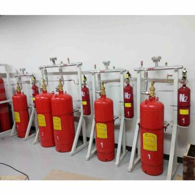 China HFC227ea Gas Fire Extinguisher System Enclosed Flooding Fire Suppression Fm 200 for sale