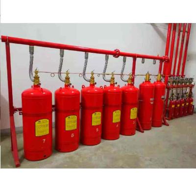 China Red FM200 Pipe Network System 4.2MPa / 5.6MPa Mixed Gas Fire Suppression System for sale