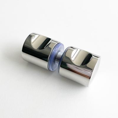 China Modern Stainless Steel Bathroom Shower Door Knob Glass Solid for sale