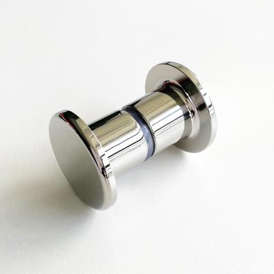 China Modern Stainless Steel Bathroom Shower Door Knob Glass Solid for sale