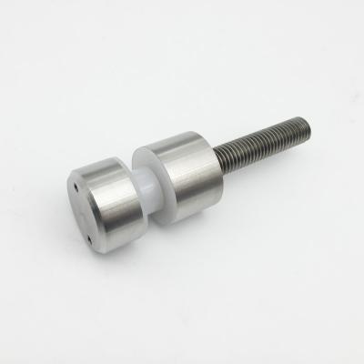 China Adjustable Side Mount Hotel Stainless Steel Glass Railing Standoff Bolts Bracket for sale