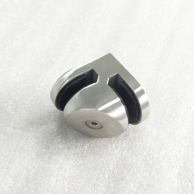 China Hotel Stainless Steel Railing Glass Clamps 90 Degree Corner for sale