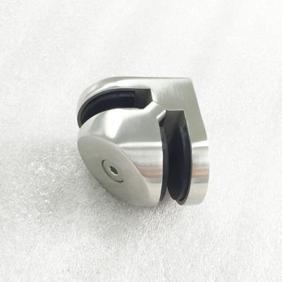 China Hotel Stainless Steel Railing Glass Clamps 90 Degree Corner for sale