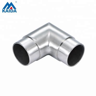 China Hotel Stainless Steel Handrail Railing Tube Elbow in 90 Degree for sale