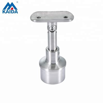 China Hotel Stainless Steel Balustrade Handrail Support Adjustable for sale