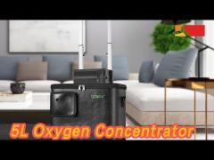 Battery DC 5L Oxygen Concentrator High Purity Lightweight Portable