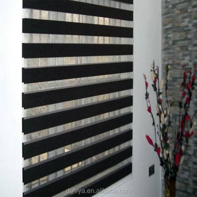 China High Quality Horizontal Blackout Blackout Window Shade French Door Blinds Drapes For Living Room Ready Made Roll Blind Fabric for sale