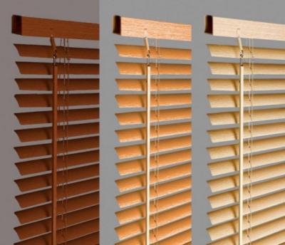 China PVC Waterproof Venetian Window Blinds Horizontal Pattern Light Adjustment for sale