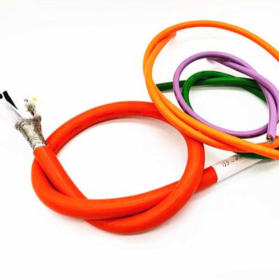 China High Flexible 600V 1000V OEM ODM Copper PUR Sheath Encoder Flexible Shielded Stranded Servo Cable 600V 1000V for sale