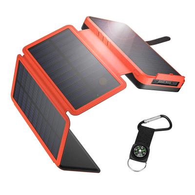 China Waterproof Solar Power Bank ODM OEM ODM Waterproof 2 USB Solar Powerbank 26800mAh Portable Foldable Outdoor Power Bank for sale