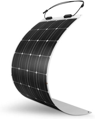 China 100W 12V Monocrystalline Silicon Flexible Foldable Solar Panel For Boat RV Travel Camping Home Car for sale