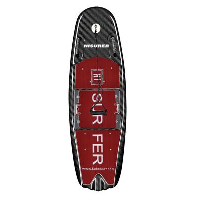 China HISURFER unisex epoxy powered longboard shaping soft top motor jet wholesale efoil board EPS electric surfboard for sale