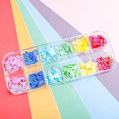 China Iregular Mixed Rhinestone Different Shape Resin Rhinestone Design DIY Rhinestone Nail Design 3d Flat Back Nail Crystal Box for sale