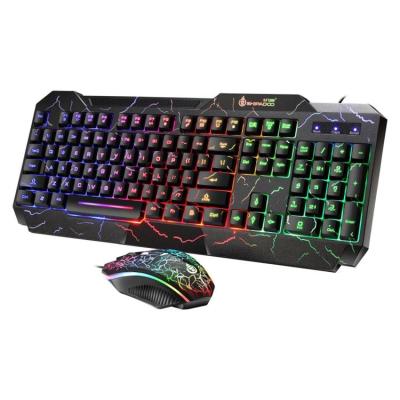 China Waterproof Factory Prices Finely Processed QM-J007D620 Wireless Mechanical Gaming Mouse Keyboard Set for sale