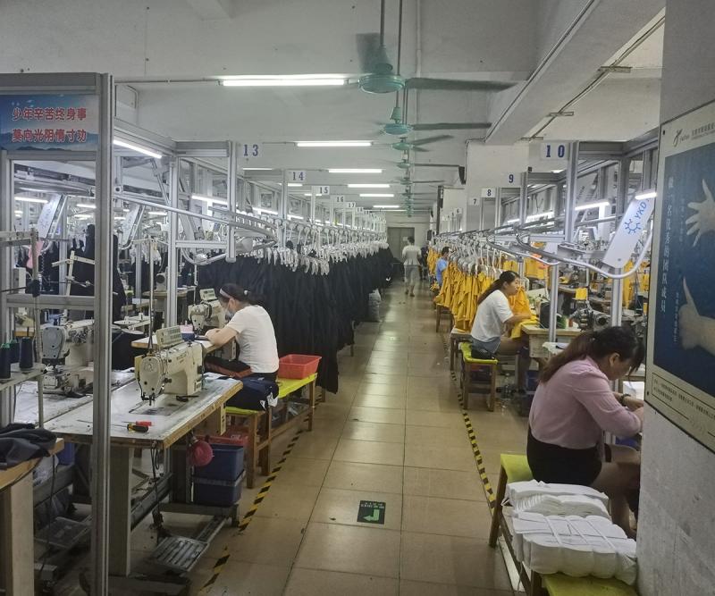 Verified China supplier - Dongguan Mingjin Apparel Co., Ltd.