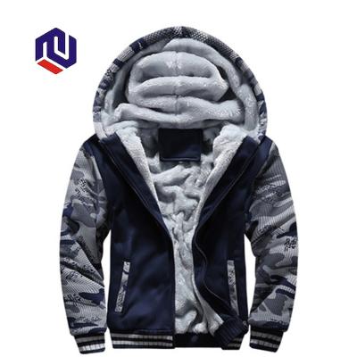 China Waterproof Men Plus Size Jackets Velvet Camouflage Hoodies Sportswear Thick Warm Jacket For Male for sale