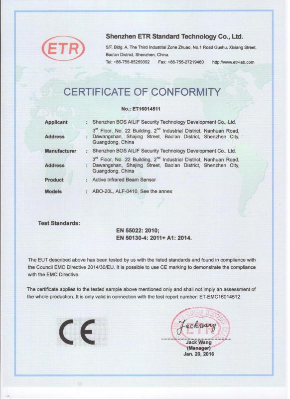 CE - Shenzhen Huoba Fire Emergency Safety Technology Co., Ltd.