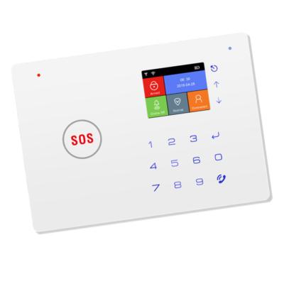 China ABS WIFI Housing App Powered 45 Wireless Zones High Sensitivity 433Mhz GSM Wireless House Alarm for sale