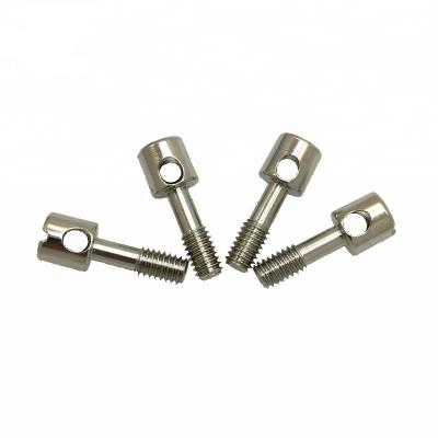 China DIN 404 Brass Cheese Sealing Screw With Nickel Coating Half Thread Sealing Screw for sale