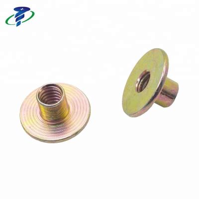 China Industry General Hot Sale Galvanized Round Base T Nut 1/4 for sale