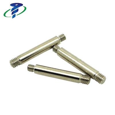 China Factory White Galvanized Stainless Steel Double Head Threaded Shaft for sale